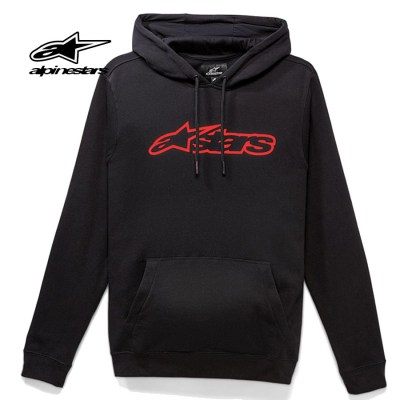 ALPINESTARS Hoodie Blaze (Black Red)