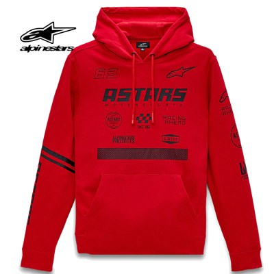 ALPINESTARS Hoodie Multi Race (Red)